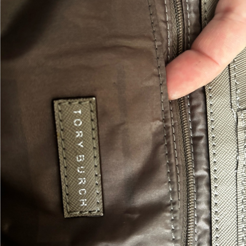 Tory Burch Taupe baby bag or regular weekend bag.